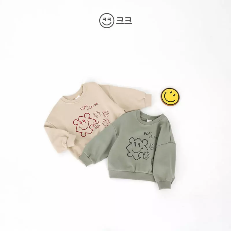 Kk - Korean Children Fashion - #designkidswear - Puzzle Sweatshirt - 10