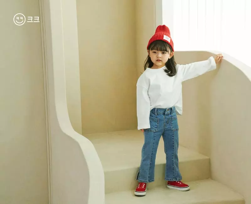Kk - Korean Children Fashion - #discoveringself - Morden Tee