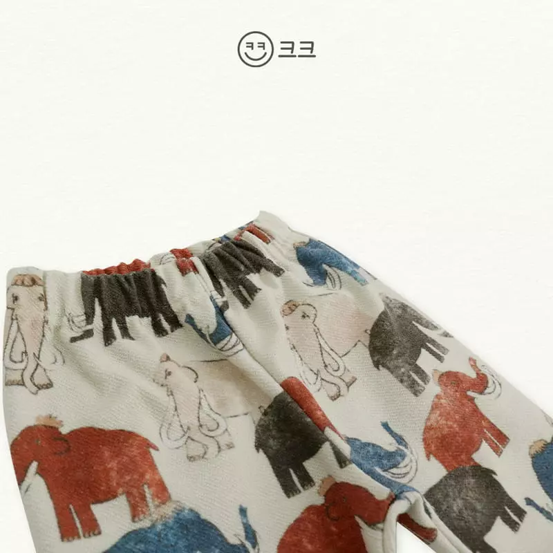 Kk - Korean Children Fashion - #fashionkids - Elephant Jogger Pants - 5
