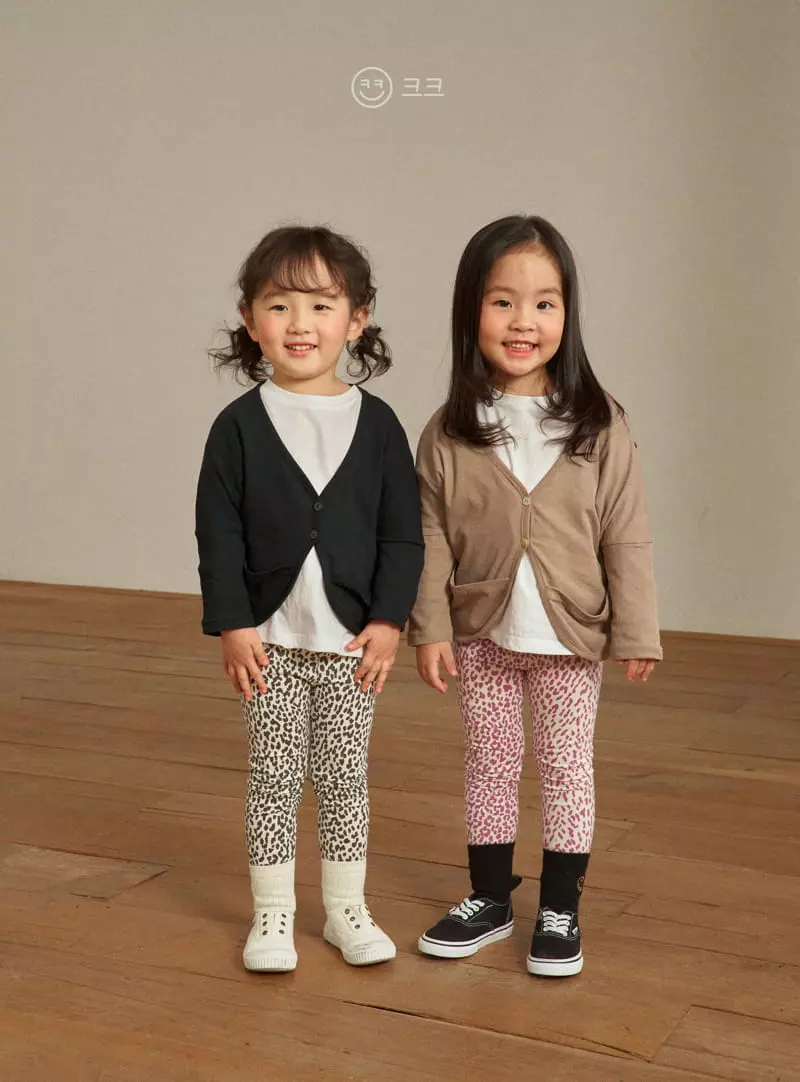 Kk - Korean Children Fashion - #fashionkids - Leopard Leggings