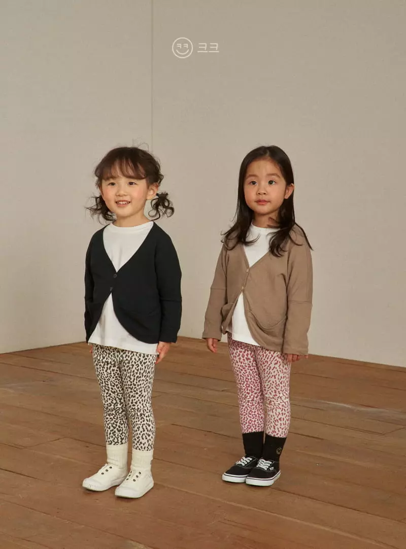 Kk - Korean Children Fashion - #kidsshorts - Leopard Leggings - 2