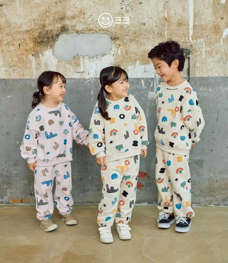 Kk - Korean Children Fashion - #kidsstore - Square Top Bottom Set