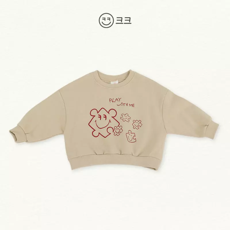 Kk - Korean Children Fashion - #kidzfashiontrend - Puzzle Sweatshirt