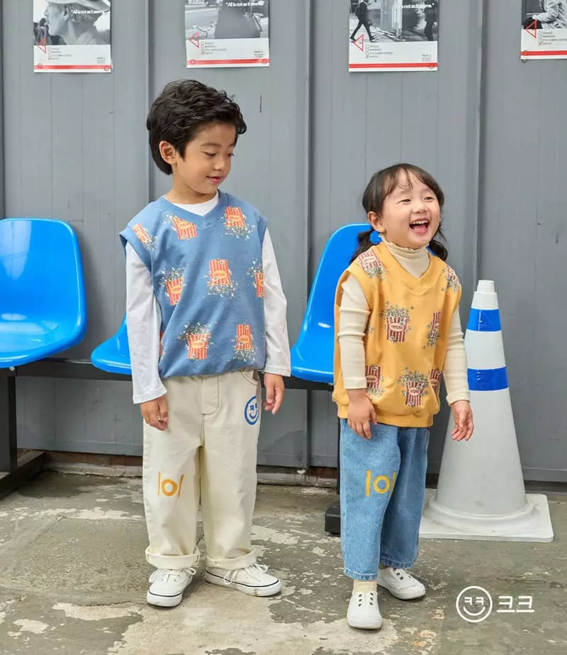 Kk - Korean Children Fashion - #kidzfashiontrend - Banding Wide Pants - 7