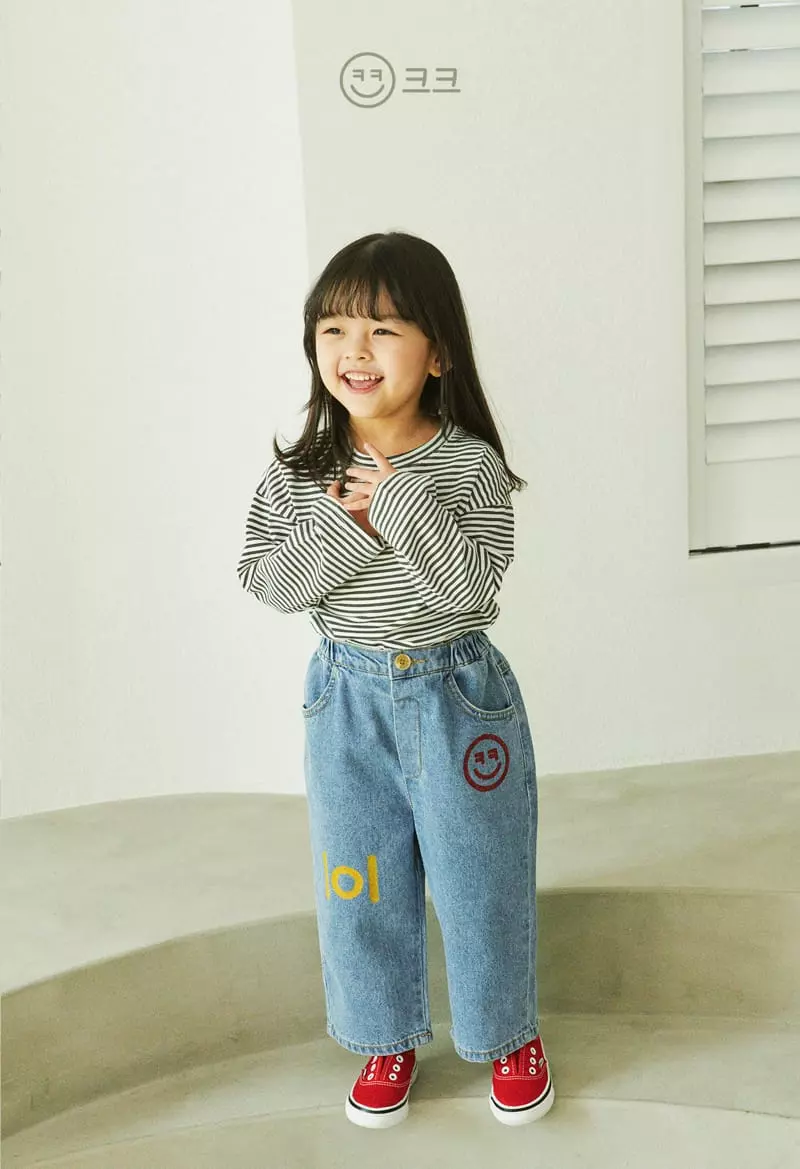 Kk - Korean Children Fashion - #kidzfashiontrend - Line Stripes Tee - 6