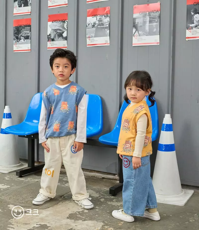 Kk - Korean Children Fashion - #kidsstore - Popcorn Vest - 4