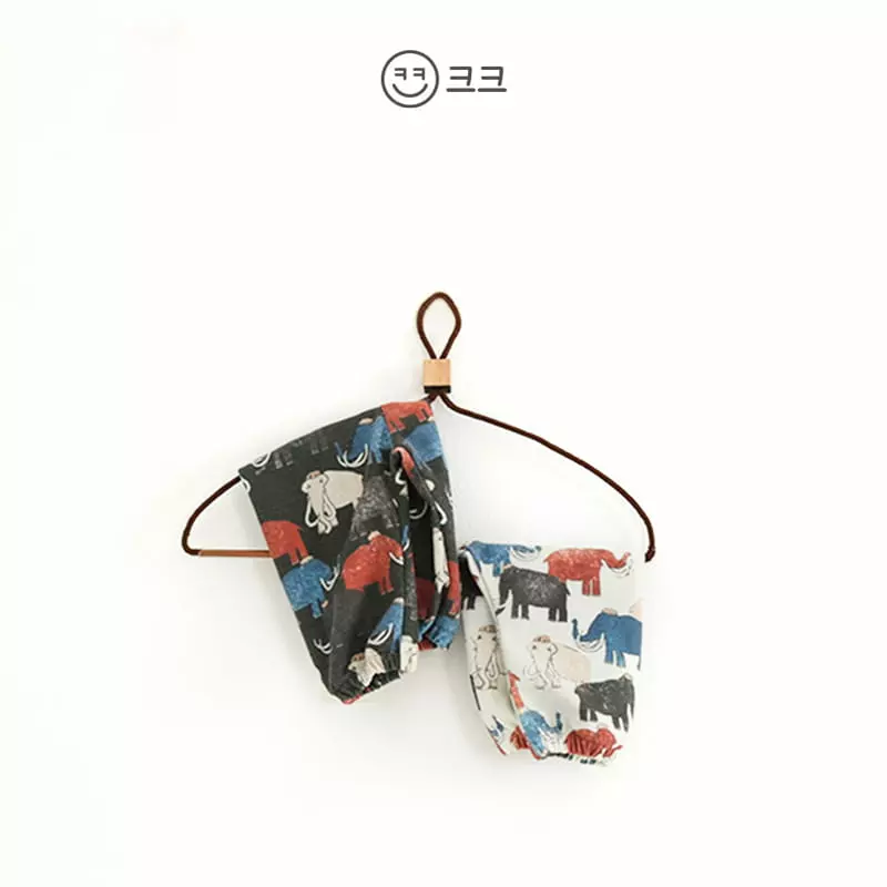 Kk - Korean Children Fashion - #littlefashionista - Elephant Jogger Pants - 10