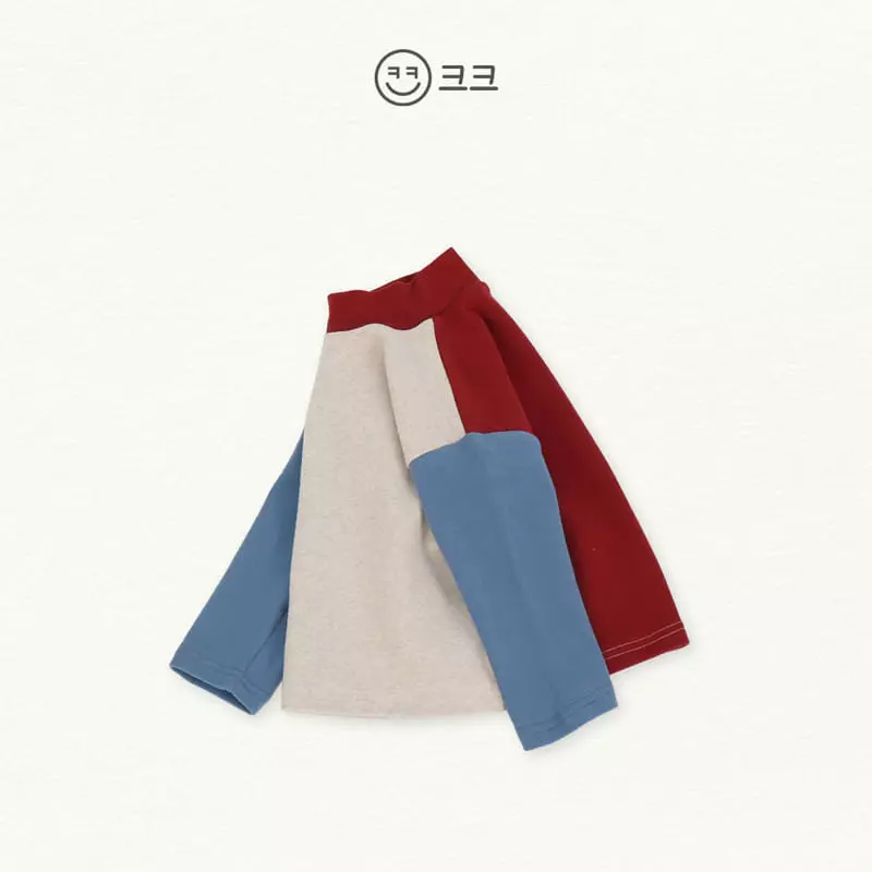 Kk - Korean Children Fashion - #littlefashionista - Color Turtleneck Tee - 8
