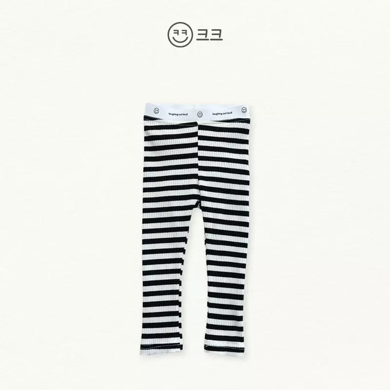 Kk - Korean Children Fashion - #littlefashionista - Band Leggings - 7