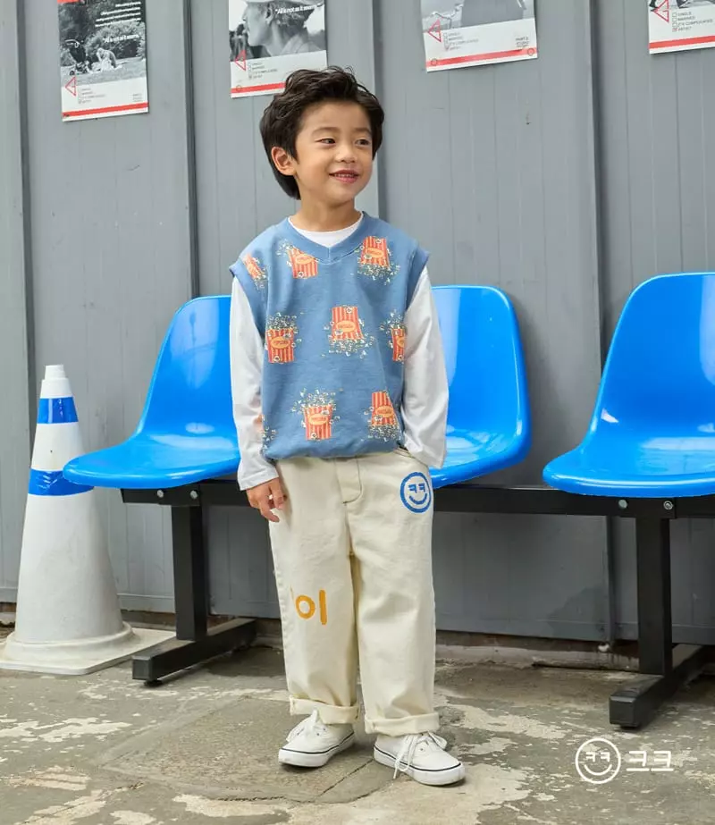 Kk - Korean Children Fashion - #littlefashionista - Banding Wide Pants - 9