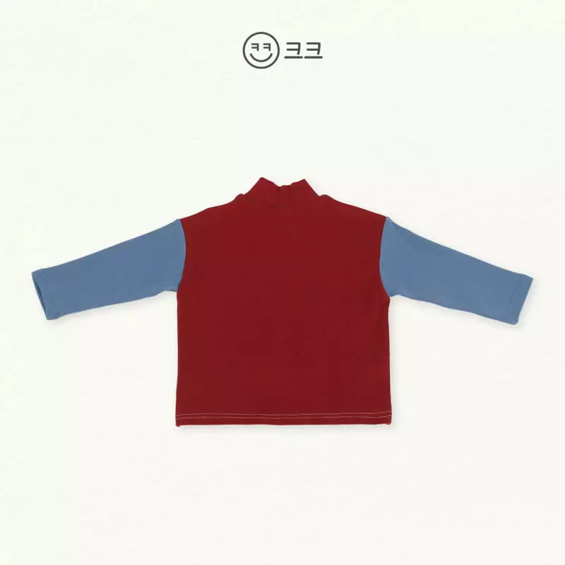 Kk - Korean Children Fashion - #magicofchildhood - Color Turtleneck Tee - 9