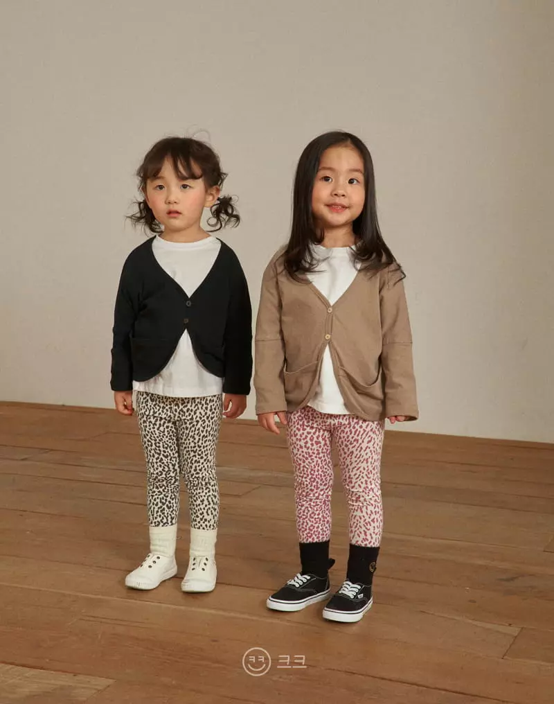Kk - Korean Children Fashion - #magicofchildhood - Leopard Leggings - 7