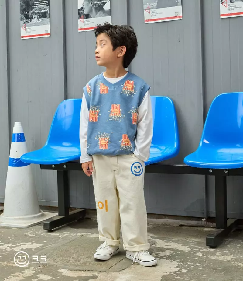 Kk - Korean Children Fashion - #magicofchildhood - Banding Wide Pants - 10