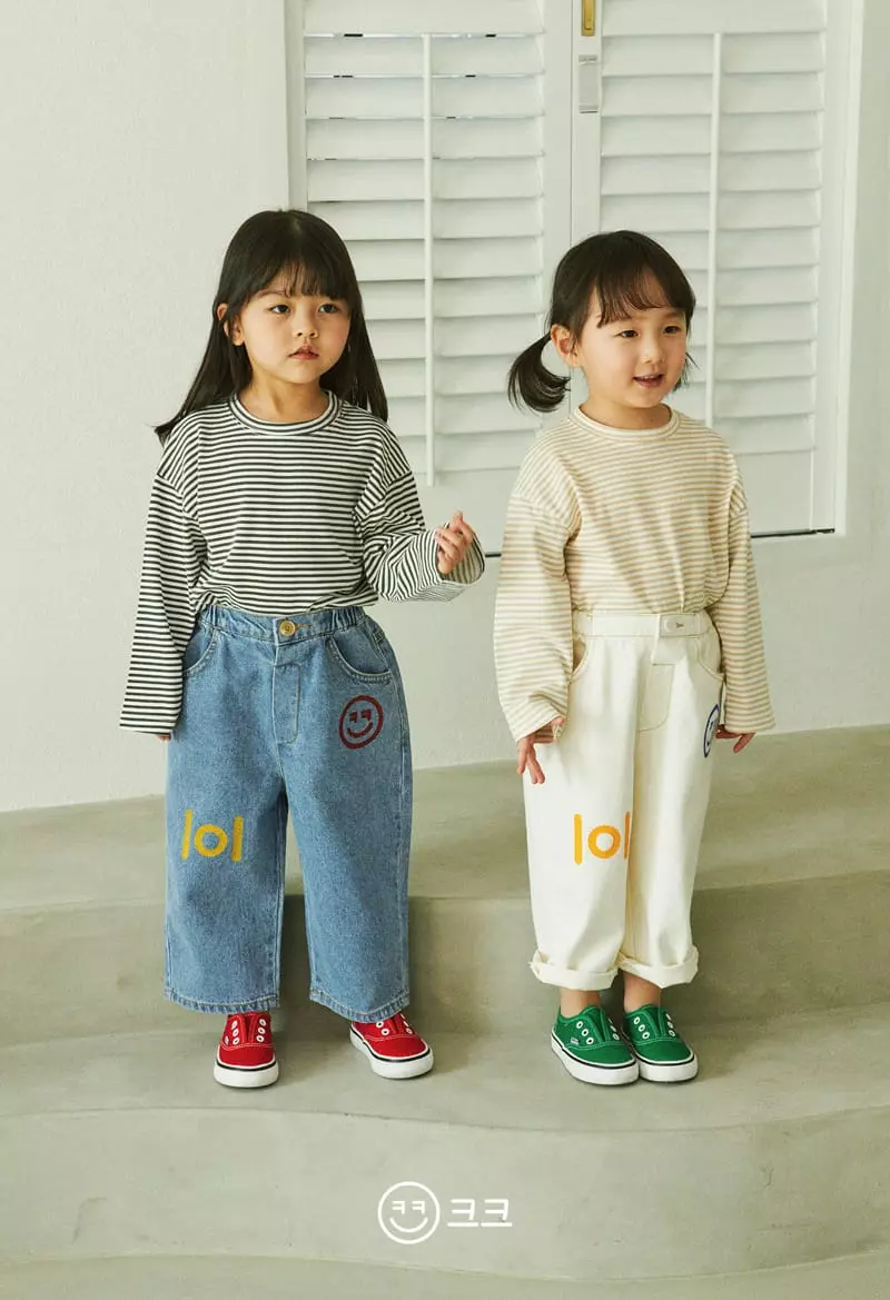 Kk - Korean Children Fashion - #magicofchildhood - Line Stripes Tee - 9