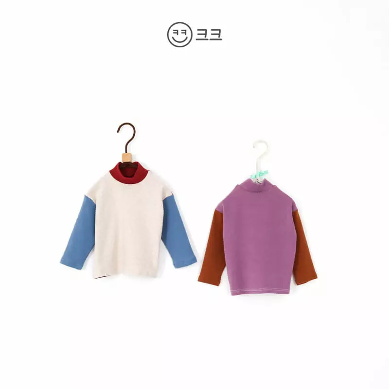 Kk - Korean Children Fashion - #prettylittlegirls - Color Turtleneck Tee - 11