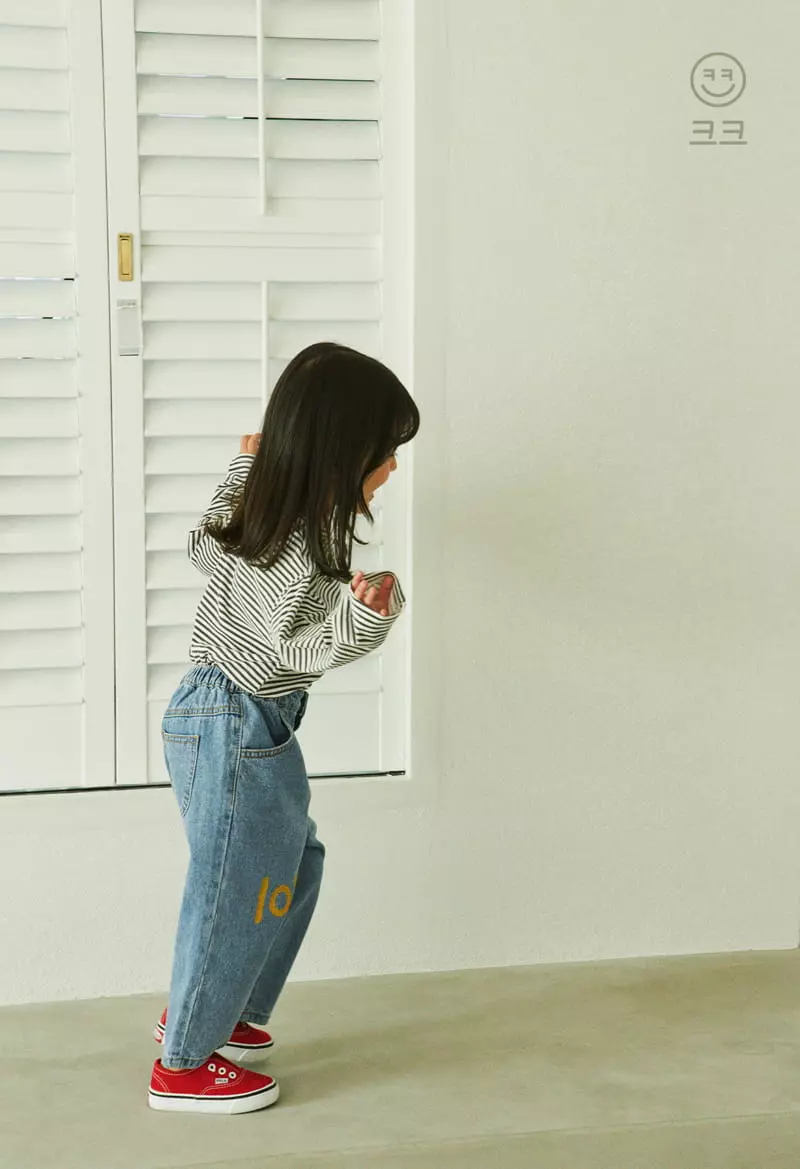 Kk - Korean Children Fashion - #prettylittlegirls - Line Stripes Tee - 11