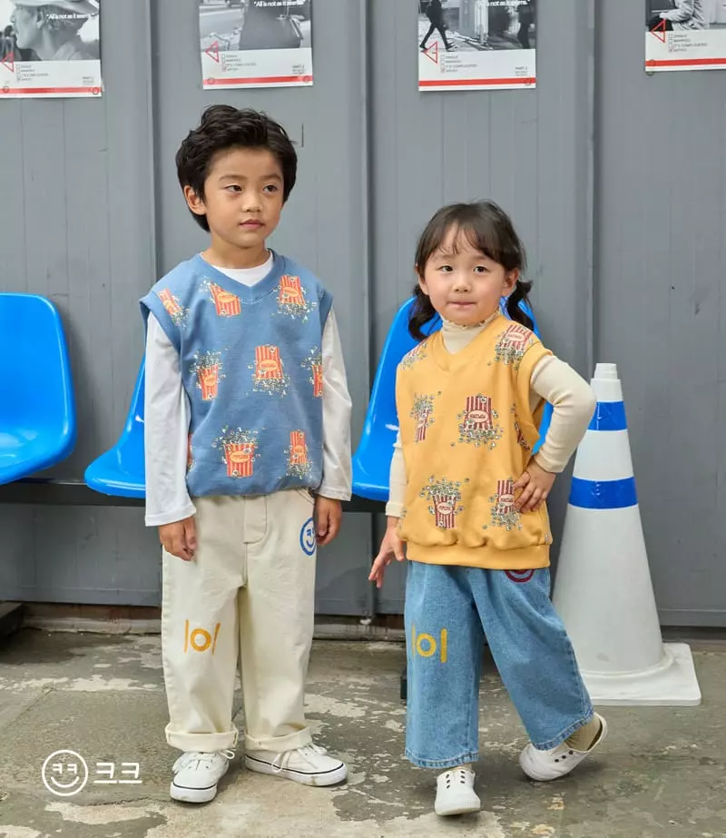 Kk - Korean Children Fashion - #todddlerfashion - Popcorn Vest - 10