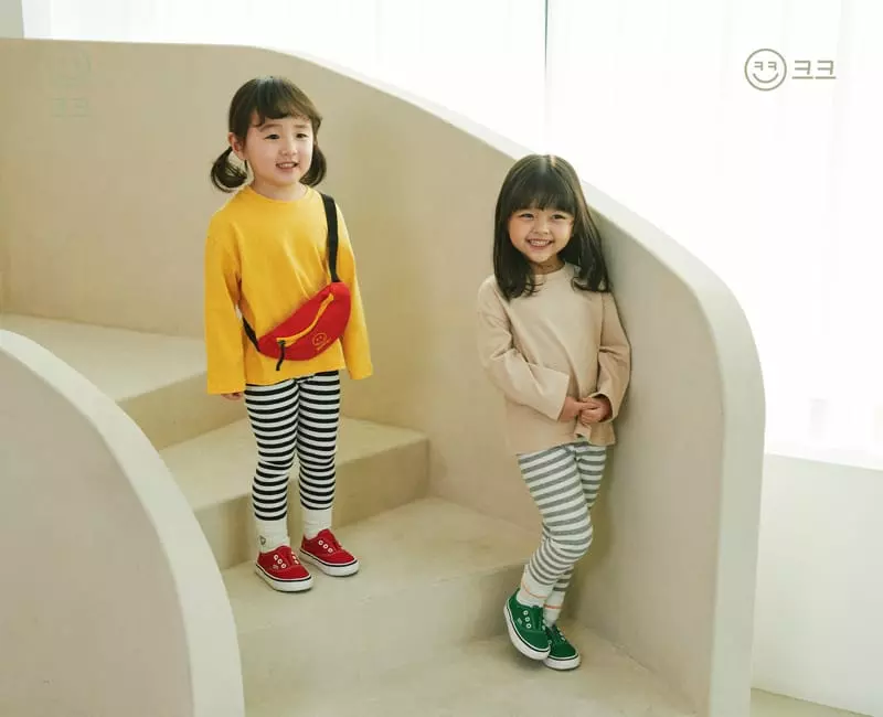 Kk - Korean Children Fashion - #toddlerclothing - Morden Tee - 12