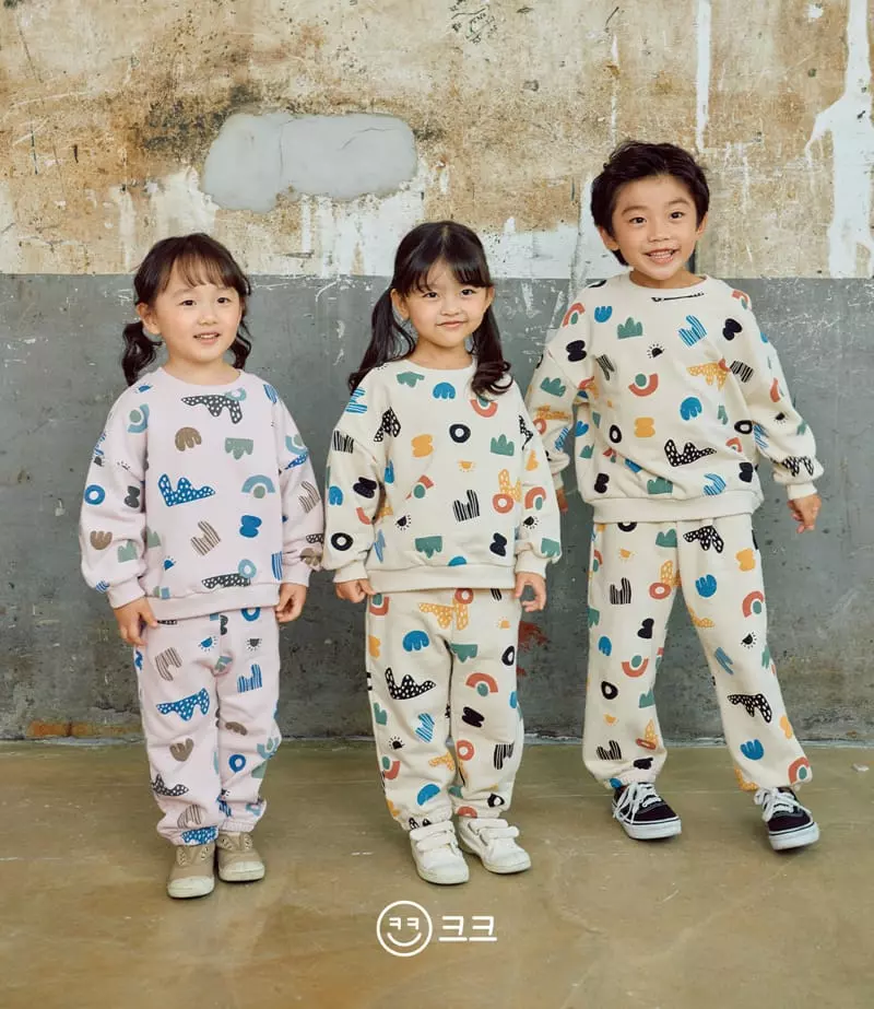 Kk - Korean Children Fashion - #toddlerclothing - Square Top Bottom Set - 9