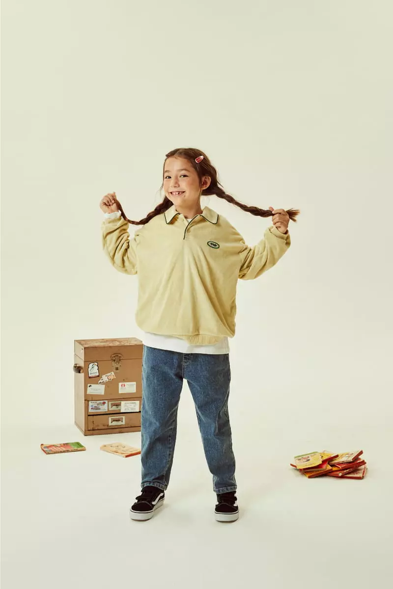Kokoyarn - Korean Children Fashion - #Kfashion4kids - Denim Basic Baggy Pants - 11