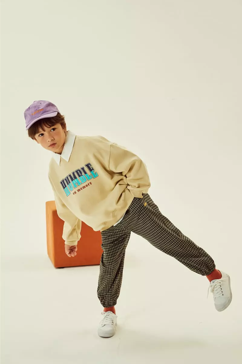 Kokoyarn - Korean Children Fashion - #prettylittlegirls - Check Jogger Pants - 4