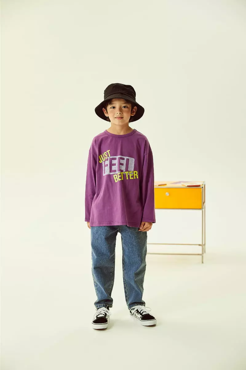 Kokoyarn - Korean Children Fashion - #childofig - Denim Basic Baggy Pants - 2