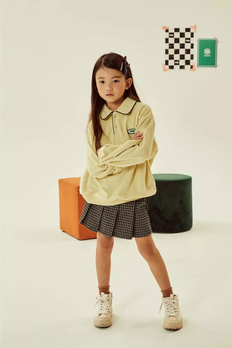 Kokoyarn - Korean Children Fashion - #childrensboutique - Check Wrinkle Skirt - 5