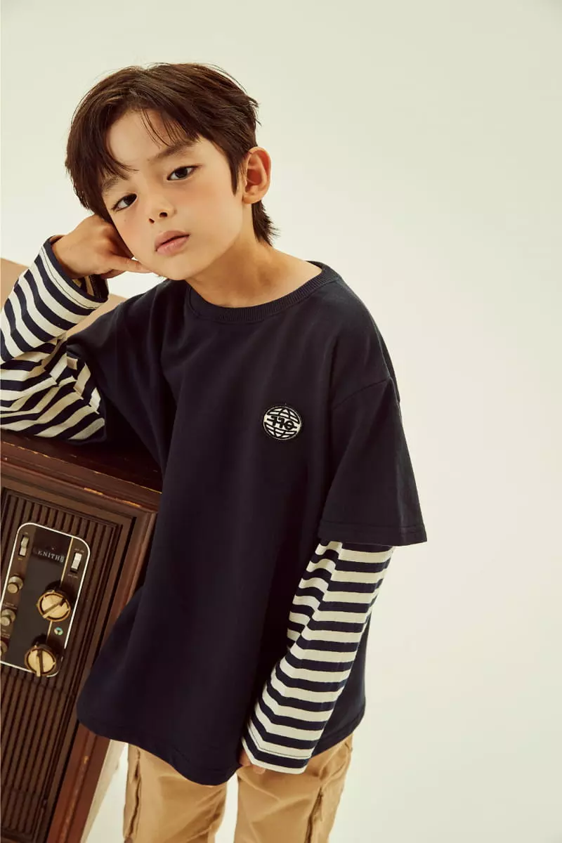 Kokoyarn - Korean Children Fashion - #childrensboutique - Sleeves Layered Tee - 7