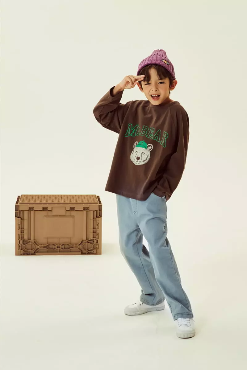 Kokoyarn - Korean Children Fashion - #designkidswear - Bear Single Tee - 6