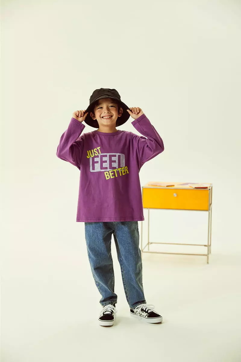 Kokoyarn - Korean Children Fashion - #designkidswear - Denim Basic Baggy Pants - 5