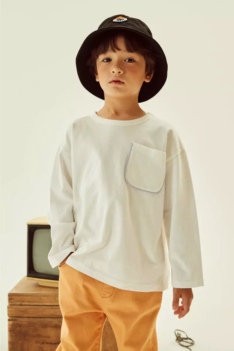 Kokoyarn - Korean Children Fashion - #designkidswear - Pocket Single Tee - 5