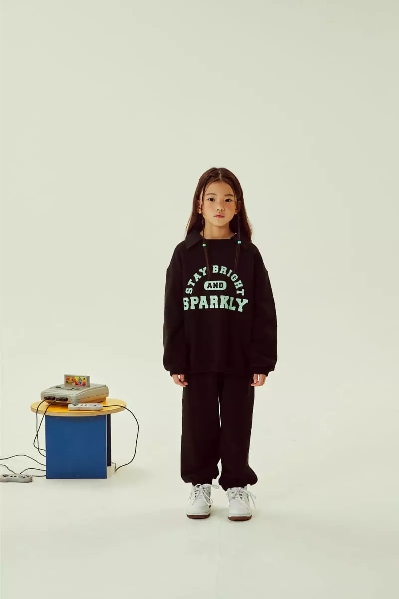 Kokoyarn - Korean Children Fashion - #discoveringself - Collar Sweatshirt - 2
