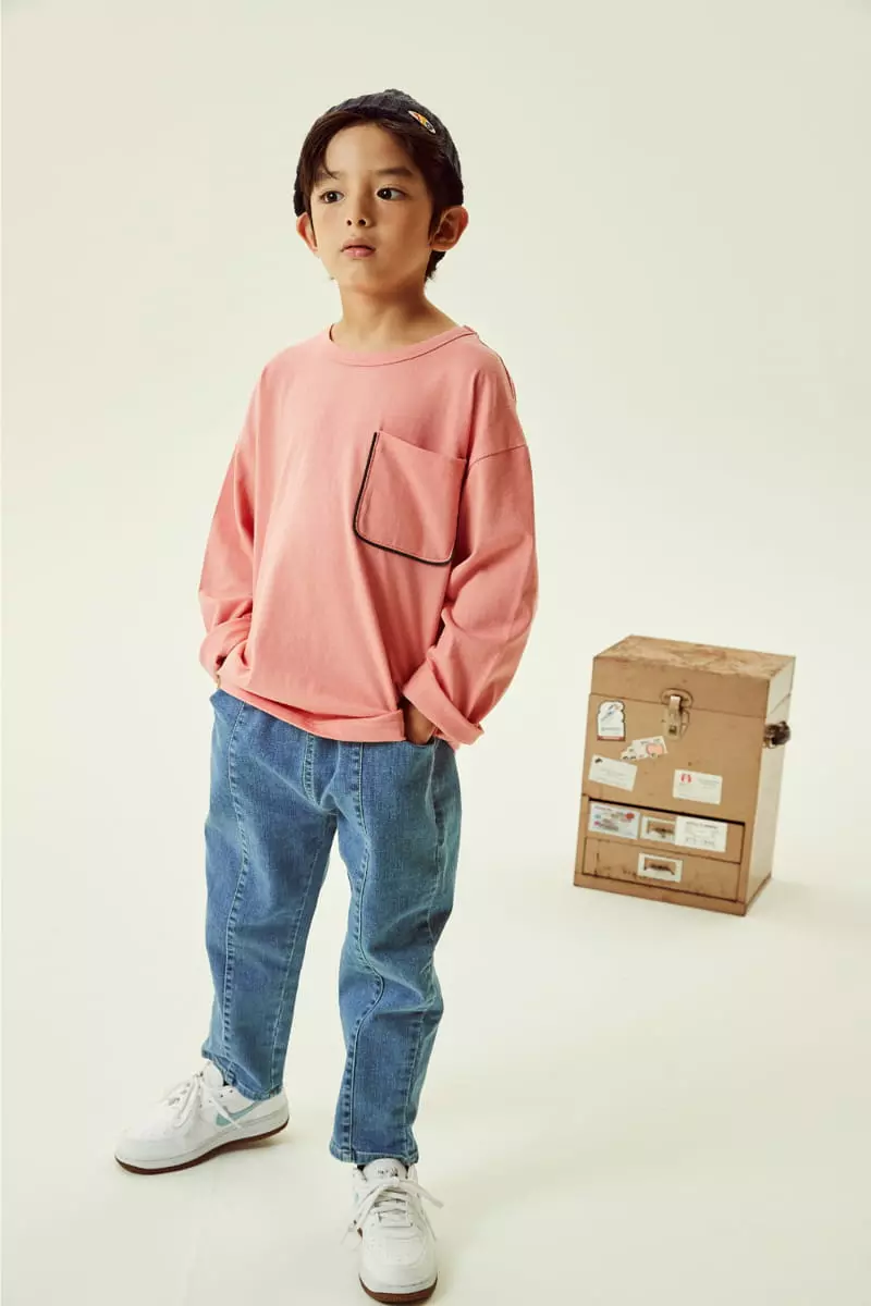 Kokoyarn - Korean Children Fashion - #discoveringself - Pocket Single Tee - 6
