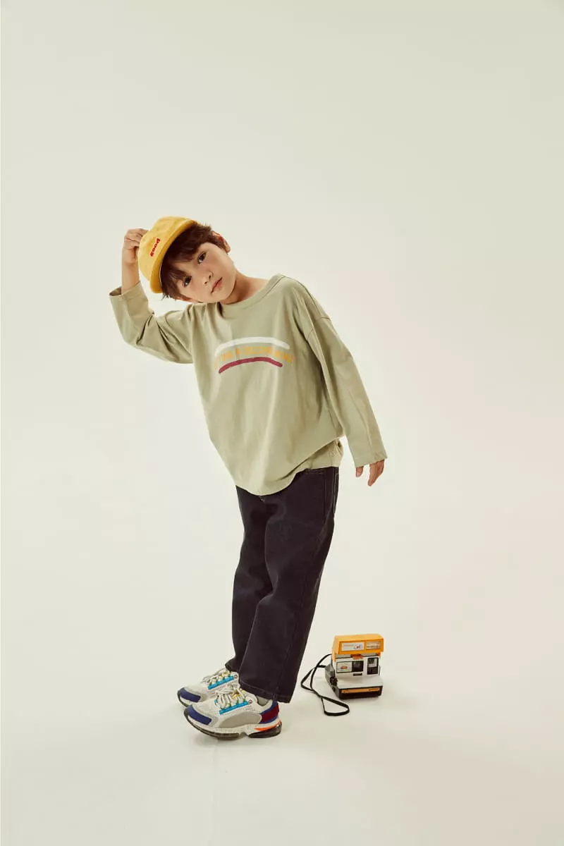 Kokoyarn - Korean Children Fashion - #fashionkids - Line Paint Single Tee - 7