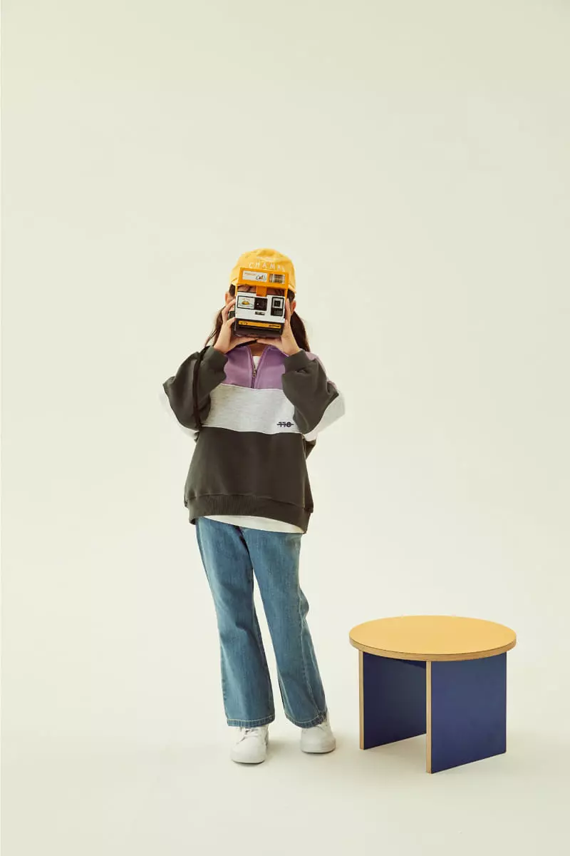 Kokoyarn - Korean Children Fashion - #fashionkids - Color Half Zip-up - 5