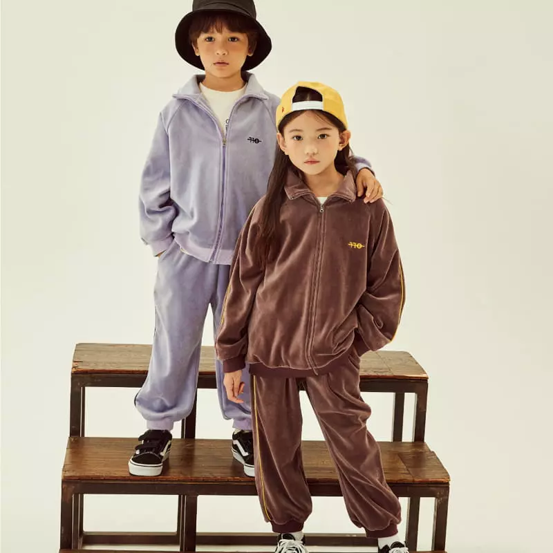 Kokoyarn - Korean Children Fashion - #fashionkids - Veloure Set Up