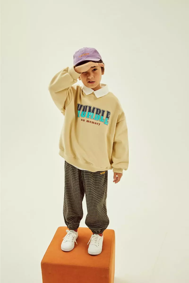 Kokoyarn - Korean Children Fashion - #fashionkids - Check Jogger Pants - 9