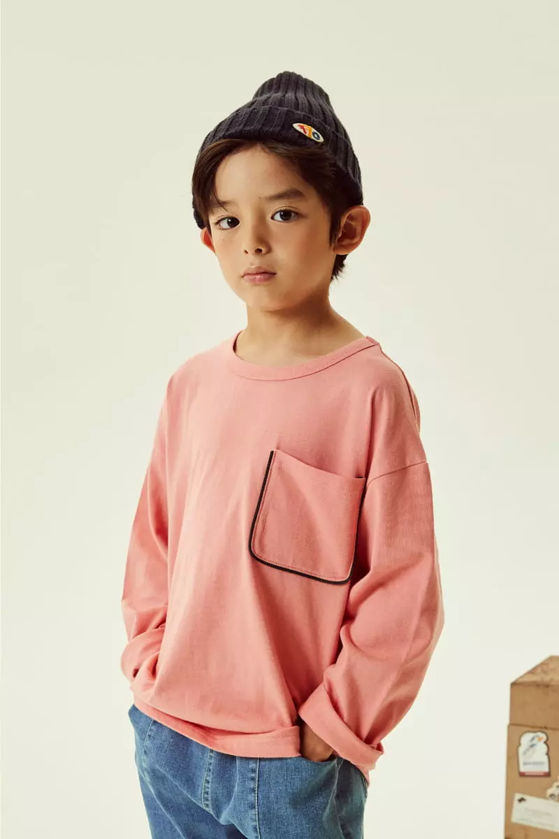 Kokoyarn - Korean Children Fashion - #fashionkids - Pocket Single Tee - 7