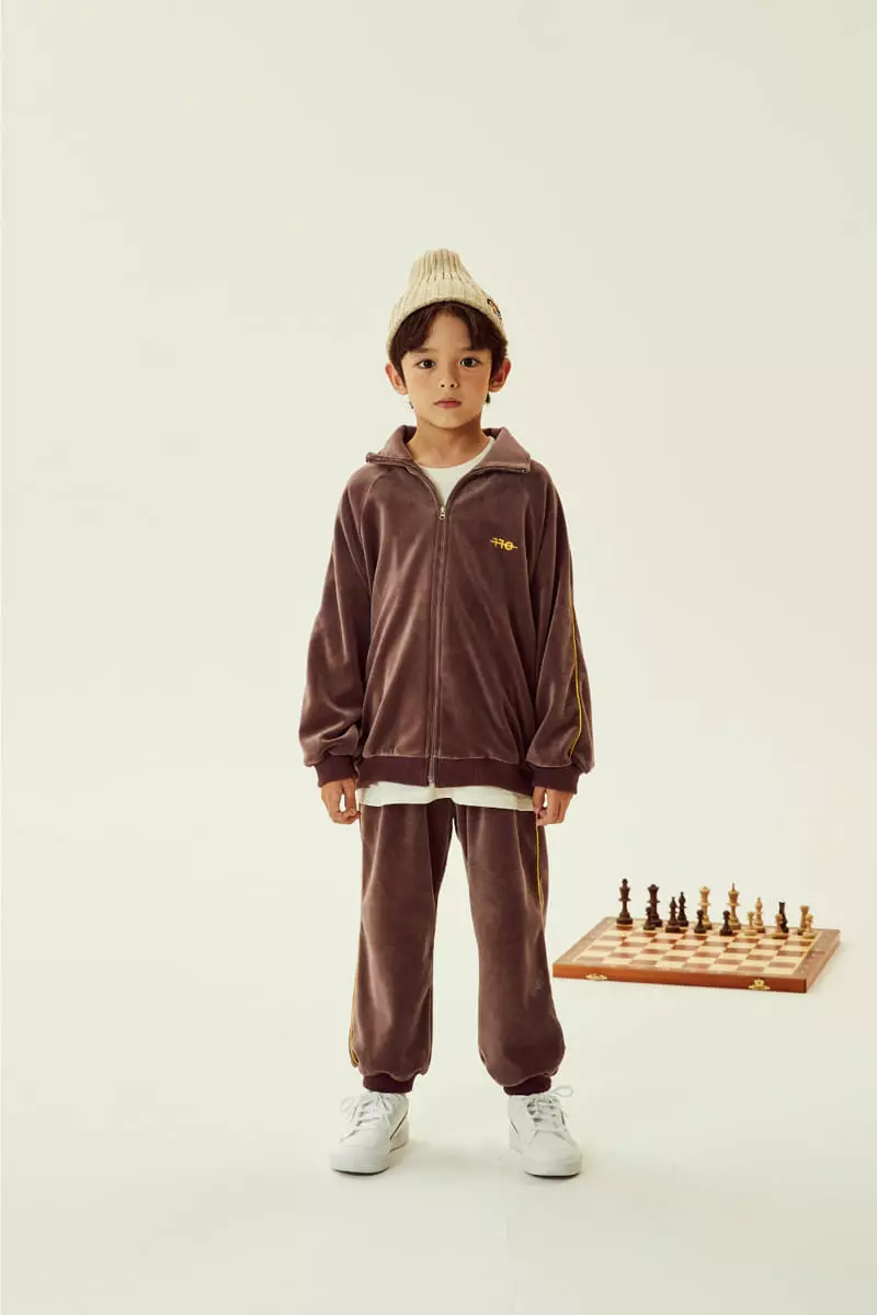 Kokoyarn - Korean Children Fashion - #kidsshorts - Veloure Set Up - 2