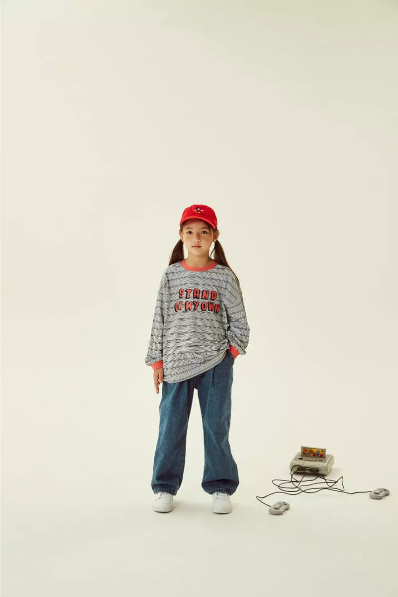 Kokoyarn - Korean Children Fashion - #kidsshorts - Standard Stripes Tee - 10
