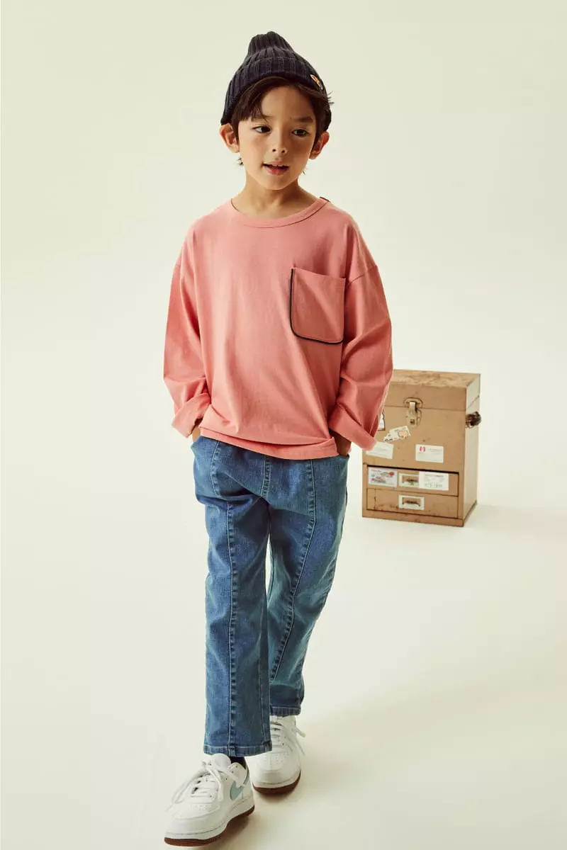 Kokoyarn - Korean Children Fashion - #kidsshorts - Pocket Single Tee - 8