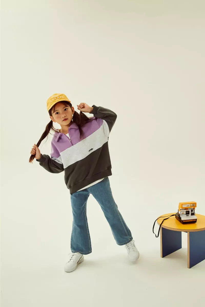 Kokoyarn - Korean Children Fashion - #kidsstore - Color Half Zip-up - 7