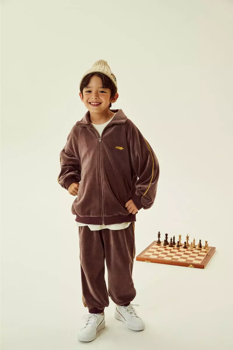 Kokoyarn - Korean Children Fashion - #kidsstore - Veloure Set Up - 3