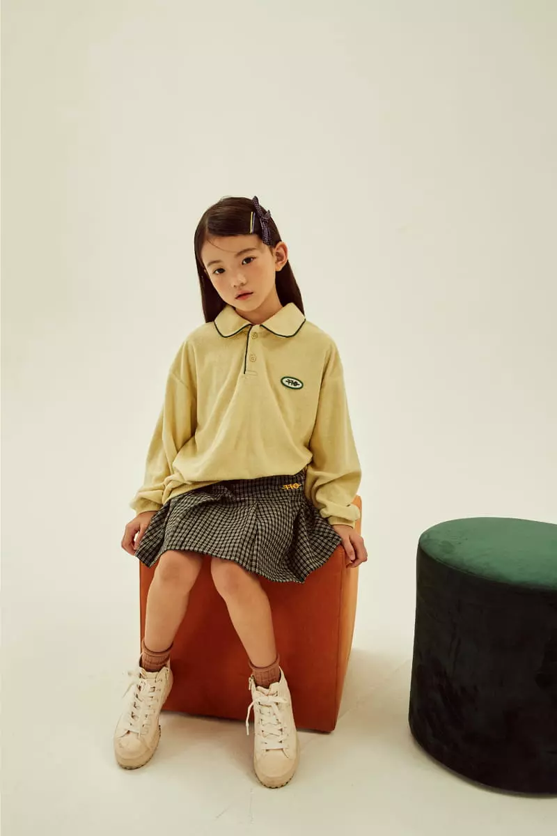 Kokoyarn - Korean Children Fashion - #kidsstore - Check Wrinkle Skirt - 10
