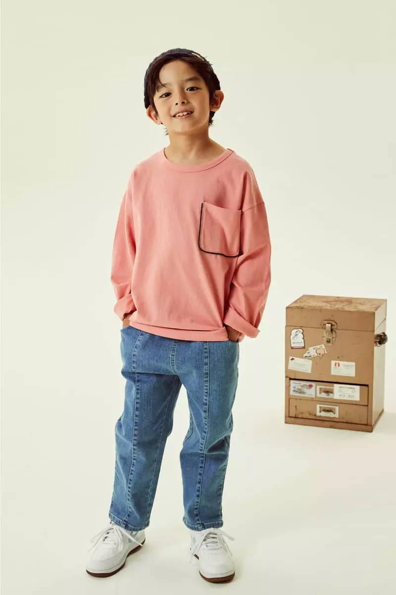 Kokoyarn - Korean Children Fashion - #kidsstore - Pocket Single Tee - 9