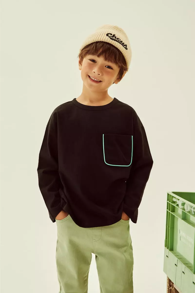 Kokoyarn - Korean Children Fashion - #littlefashionista - Pocket Single Tee - 12