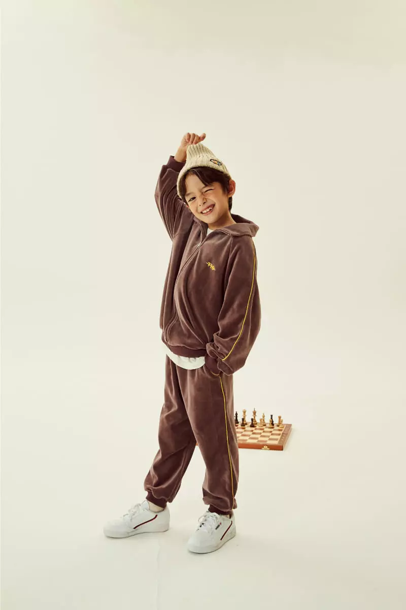 Kokoyarn - Korean Children Fashion - #magicofchildhood - Veloure Set Up - 7