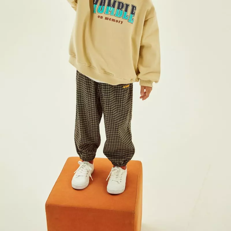 Kokoyarn - Korean Children Fashion - #magicofchildhood - Check Jogger Pants