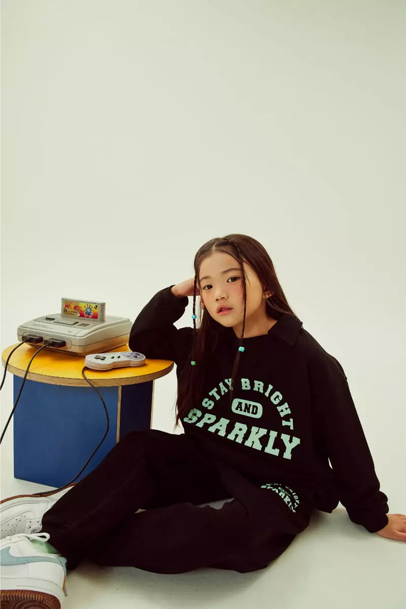 Kokoyarn - Korean Children Fashion - #minifashionista - Collar Sweatshirt - 10