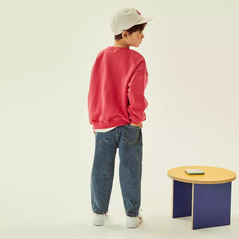 Kokoyarn - Korean Children Fashion - #prettylittlegirls - Denim Basic Baggy Pants